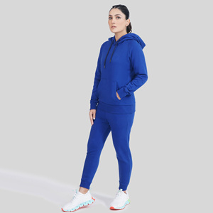 Conjunto de otoño e invierno para mujer, chaqueta de manga larga, pantalones de chándal, ropa deportiva, Sudadera con capucha para Fitness, pantalones, chándal deportivo para gimnasio - Product Image 4
