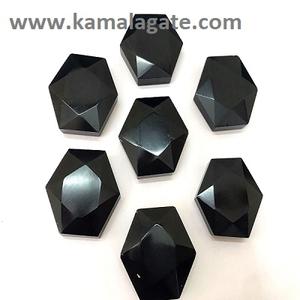 Vente en gros Agate noire étoile tétraèdre cristal semi-précieux pierre précieuse pour la décoration de la maison guérison et amour style artisanat - Product Image 2