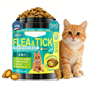 Friandises molles bio OEM/ODM pour chats et chiots à estomac sensible, <span class=keywords><strong>anti</strong></span>-puces et tiques, avec fruits et zinc pour la santé digestive - Product Image 1