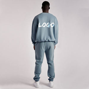 Conjunto Deportivo Unisex Personalizable con Sudadera y Pantalón, Talla Grande, Ropa Urbana, 100% Algodón, Secado Rápido, Transpirable, Ropa de Invierno - Product Image 4