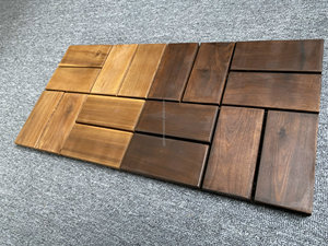 Stock local Azulejos de patio de madera de acacia modernos Azulejos de cubierta de enclavamiento fácil para uso en interiores y exteriores - Product Image 4
