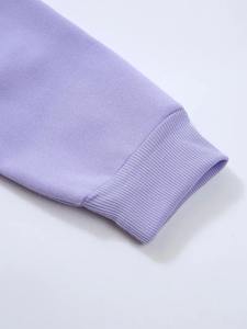 Sudadera con Capucha de Forro Polar para Mujer, Otoño 2025, Talla Grande, Manga Larga, Cómoda, Informal, Transpirable, de Punto - Product Image 3