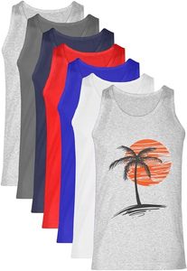 เสื้อกล้ามผู้ชายน้ำหนักเบาอเนกประสงค์ทนทานวัสดุเป็นยางสำหรับชายหาดลำลองเดินทางกลางแจ้ง-เหงื่อและดูดซับ - Product Image 4