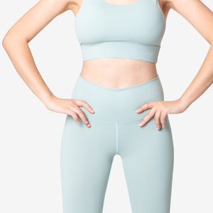 Vêtements de sport pour femmes Ensemble de yoga personnalisé de haute qualité Tenue de yoga en gros Ensemble de yoga 2 pièces pour femmes Combinaison sans couture - Product Image 4