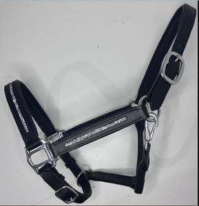 Cabestro de Cuero Adeefa Enterprise con Cristales Plateados Brillantes para Caballos con Herrajes de Acero Inoxidable. - Product Image 2