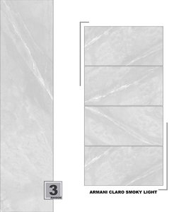 Mejor precio y calidad, losas de porcelana de primera calidad de 600x1200 mm, aspecto mármol brillante, azulejos para paredes y pisos para interiores elegantes - Product Image 3