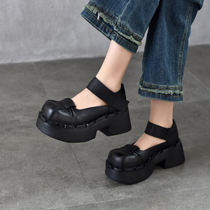 Zapatos de Tacón Alto Elegantes de Piel con Punta en Pico para Mujer, Zapatos de Vestir para Oficina y Fiesta - Product Image 1