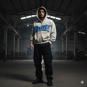 Sudadera con Capucha y Cremallera de Diseño Único, Impresión de Alta Calidad, Fabricada en Fábrica, Precio Económico, Sudaderas para Hombre - Product Image 6