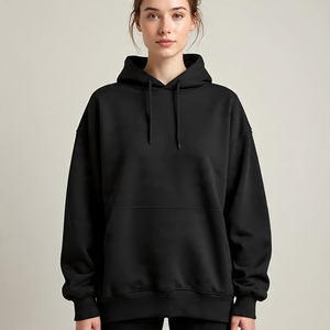 Coupe ample poids lourd pull à capuche femmes 450 GSM sweats dames respirant extérieur Streetwear pull à capuche femmes - Product Image 3