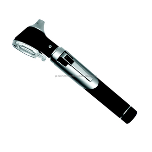 เครื่องตรวจหูแบบพกพาชนิดไฟเบอร์ออปติก LED สีดำ ยอดขายดีที่สุด ใช้ซ้ำได้ ผลิตจากสแตนเลส ได้รับการรับรองมาตรฐาน CE ISO สำหรับการวินิจฉัยทางหู คอ จมูก แบบ OEM - Product Image 4