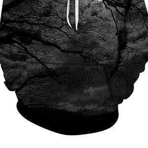 Sudadera con capucha con estampado 3D Premium para hombre superventas alta calidad 100% algodón cómodo diseño de cremallera ropa deportiva de invierno básica sólida - Product Image 4