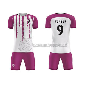 Camiseta de Fútbol de Alta Calidad 100% Poliéster, Uniforme de Fútbol con Impresión Personalizada, SALUBRIOUS SPORTS SS-1409, Precio Bajo - Product Image 5