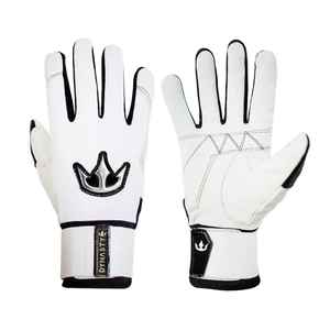 Guantes de bateo de béisbol de cuero personalizados Pro Grip, ligero y duradero para hombres, mujeres, tallas para jóvenes - Product Image 4