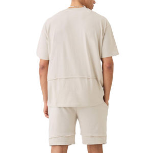 Camisetas de Algodón Grueso con Hombros Caídos para Hombre, Personalizadas OEM, Bordado, Directo de Fábrica - Product Image 6