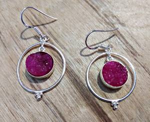 ต่างหูโลหะทองเหลืองชุบทองทำด้วยมือมีดีไซน์วงกลมแบบเปิดที่ทันสมัยพร้อมของขวัญงานปาร์ตี้ที่มีรูปแบบทันสมัยสำหรับผู้หญิง - Product Image 1