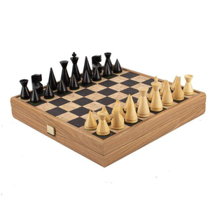 Juego de Ajedrez Clásico Plegable de Madera al por Mayor con Caja de Ajedrez - Juguete Educativo Ecológico y Duradero para Interiores/Exteriores - Product Image 1