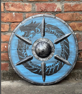 Battle Shield Cosplay de Halloween para decoración del hogar/Decoración de pared Shield artículos dotados para amantes de la guerra - Product Image 2
