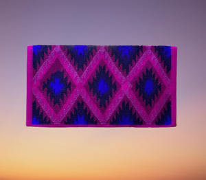 Manta de sillín de lana de alta calidad para uso a largo plazo de equitación occidental con forro de polialgodón para eventos de senderos y espectáculos - Product Image 1