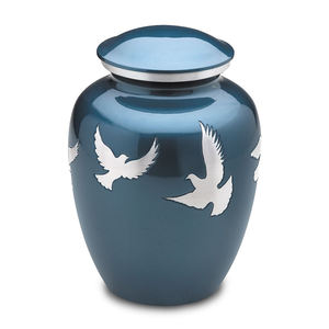 Urna de Metal para mascotas con estilo clásico de lujo, memorial de cremación con estampado de pata de aluminio para decoración del hogar, suministros funerarios - Product Image 6