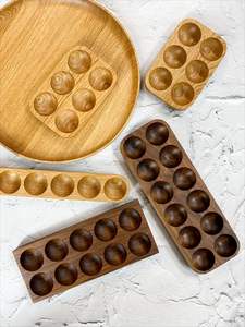 Porte-œuf en bois de haute qualité fait à la main pour la cuisine de la ferme et le marché - Product Image 5