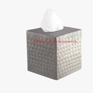 Porte-boîte à mouchoirs élégant en laiton doré fait à la main, distributeur en métal décoratif organisé pour table à manger, bureau, prix abordable - Product Image 4