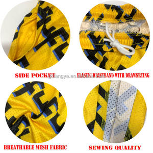 Pantalones Cortos de Baloncesto Transpirables Hechos a Medida, Talla Grande, Nuevo Diseño, Ropa Deportiva Estampada, Logotipo Personalizado, Alta Calidad, Venta al Por Mayor, OEM - Product Image 6