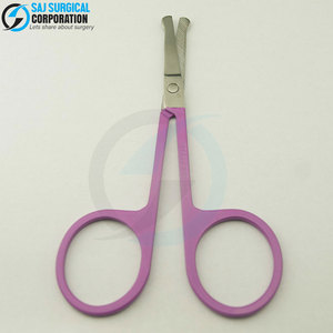 Tijeras para cutículas de acero inoxidable ligeras de nuevo diseño 2025, hoja recta, precio al por mayor - Product Image 6
