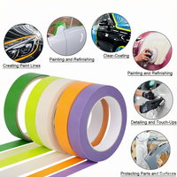 Mehrzweck-Abdeckband Kreppband Malerband für Malerei Heimdekoration DIY Bau und Allgemeine Verwendung