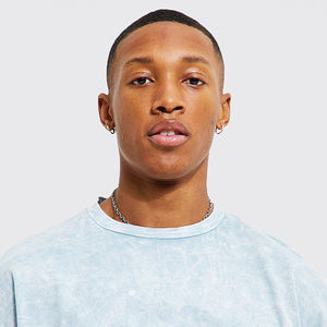 Vente en gros d'été 100% coton T-shirt pour hommes délavé lourdement surdimensionné à manches courtes avec T-Shirt grande taille de couleur unie - Product Image 5