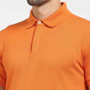 Camisas Polo Casuales para Hombre, Venta Caliente, Amarillo Vibrante, Corte Ajustado, Atuendo Cómodo, Logotipo Personalizado, Camisas Polo de Color Sólido para Hombre - Product Image 5