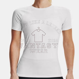 FANTASY WEAR 2026 Camiseta Deportiva de Compresión de Alta Elasticidad al por Mayor para Correr y Entrenar con Diseño y Logotipo Personalizados - Product Image 1