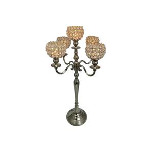 Bougeoirs chauffe-plat ronds en cristal occasions mariages fêtes salon table à manger chambre - Product Image 2