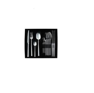 Juego de cubiertos reutilizables de acero inoxidable, soporte de almacenamiento de alta calidad de la India, 24 unidades - Product Image 3