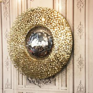 Espejo de Pared, Decoración del Hogar, Diseño Interior, Diseño de Hojas, Espejo Decorativo Clásico y Moderno, Múltiples Diseños de Acabado - Product Image 1