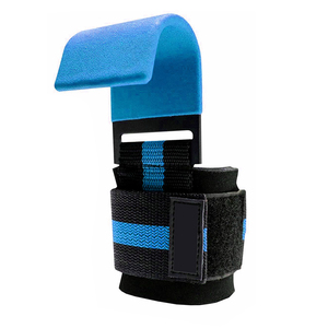 Precio al por mayor ajustable 2025 Color rojo y negro Haga sus propios trabajos atléticos Ganchos de levantamiento de pesas para fitness POR INDUSTRIAS INCREÍBLES - Product Image 5