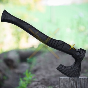 Hache Viking en acier au carbone faite à la main manche en bois de rose meilleur bricolage industriel pour anniversaire anniversaire cadeau de mariage type hachette - Product Image 1