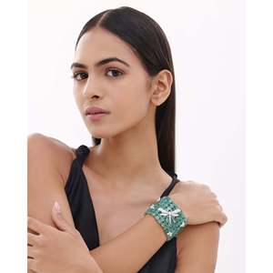 Conjunto de Joyería Nupcial de Moissanita Dragonfly - Pulsera y Collar para Boda - Product Image 5