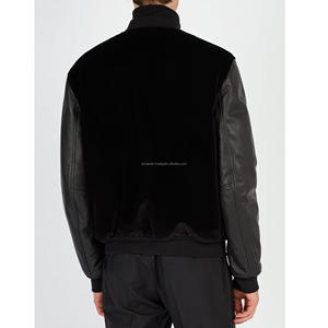 Chaquetas Varsity Vintage Unisex, Cálidas para Invierno, de Lana Melton, Estilo Béisbol Universitario, con Bordado de Logotipo Personalizado, con Piel de Oveja - Product Image 5