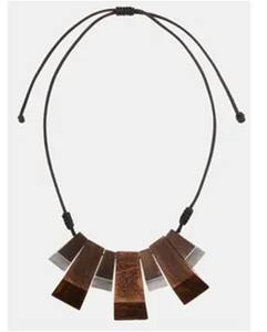 Collar de cuentas de resina más vendido por Unique Craft India Colgante de estilo moderno colorido con modelo de artesanía de media luna - Product Image 4