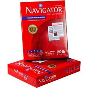 Papel de Copia Blanco Navigator Premium Multiusos de Alta Calidad A4 20 lb 80g - Product Image 1