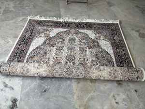 Alfombra de área moderna de seda suave de lujo, alfombra antideslizante de pila alta para sala de estar, dormitorio, decoración del hogar, precio razonable - Product Image 5