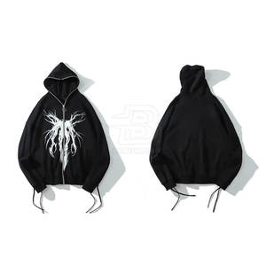 Servicio OEM disponible Mejor diseño Personalizado Cara completa Cremallera Sudaderas con capucha Patrón sólido ligero con capucha en varios colores de invierno - Product Image 3