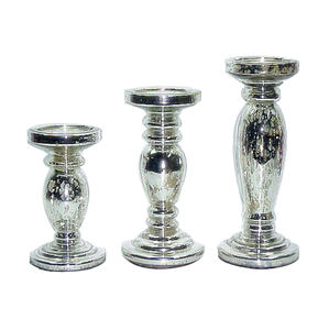 Centros de mesa Artículo decorativo para el hogar de alta calidad Nuevo diseño 2025 Portavelas de vidrio para vela de Pilar Vela cónica Mesa de boda - Product Image 1