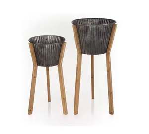 Fournisseurs En Gros De Jardinières De Concepteur Élégant Décoration De La Maison Jardinières En Métal Pot De Fleur Plantes Herbes Pot Conteneur - Product Image 2