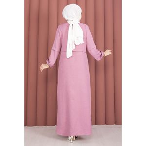 โรสพิงค์ โมเดสท์ ฟูลซิป ฮิญาบ อบายะห์ - Product Image 6
