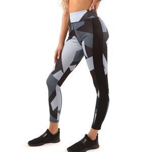 Best Selling Women's High-Waisted Workout <b>Leggings</b> Solid <b>Pattern</b> Mid-Waist <b>Leggings</b> Wholesale - Product Image 4