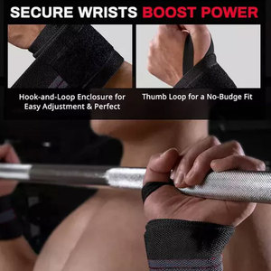 Sangles de compression pour poignets, support de protection pour la musculation et la gym - Product Image 3