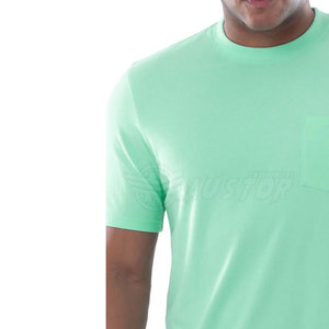 Camisetas de pesca hechas a medida lisas de alta calidad para hombres, nuevo diseño, camiseta de pesca de algodón 100% para hombres - Product Image 3