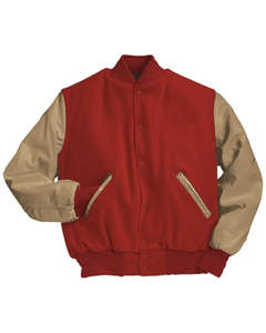 เสื้อแจ็คเก็ตเบสบอลผู้ชายแบบวาร์ซิตี้ แขนยาว คอตั้ง สีตัดกัน  เสื้อโค้ทวาร์ซิตี้ผู้ชายทันสมัย - Product Image 2