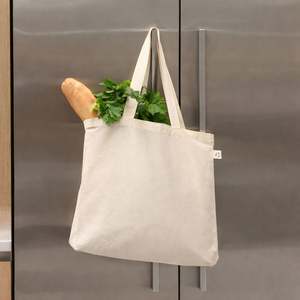 Bolsa de Tela de Algodón Calico Orgánico de Comercio Justo Ecobags, Tamaño Mediano con Cierre de Cremallera, Asas y Logotipo Personalizado para Uso Diario, Regalos y Actividades al Aire Libre - Product Image 3